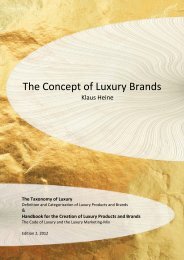 Luxuries - The Concept of Luxury Brands