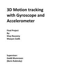 3D Motion tracking with Gyroscope and Accelerometer