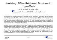 Modeling of Fiber Reinforced Structures in HyperMesh - HyperWorks
