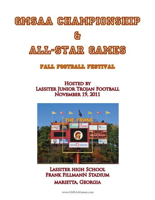 Lassiter Trojans, Frank Fillmann Stadium