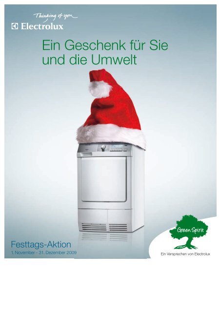 Ein Geschenk für Sie und die Umwelt