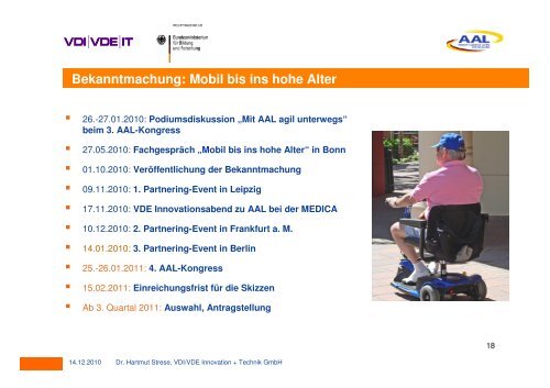 VDE Innovation+Technik GmbH Berlin - AAL