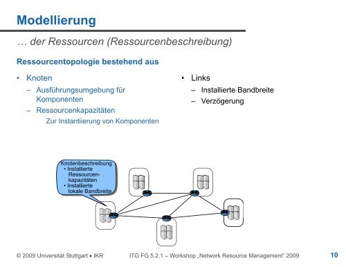 eines Dienstes - Institut für Kommunikationsnetze und ...