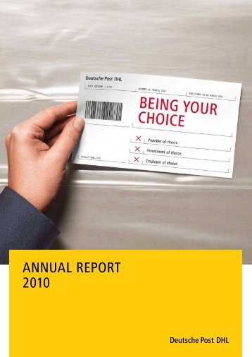 Annual Report 2010 - Deutsche Post DHL