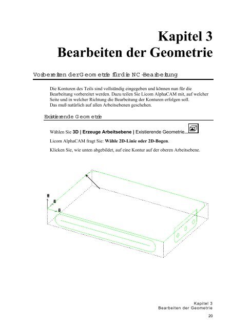 Kapitel 2 Erzeugen der Geometrie - AlphaCAM