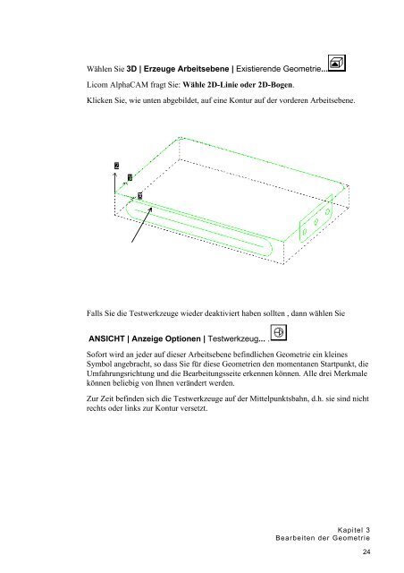 Kapitel 2 Erzeugen der Geometrie - AlphaCAM