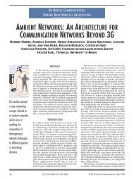 The Ambient Networks concept overview, Norbert Niebert, Ericsson