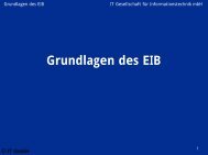 Grundlagen des EIB - IT GmbH