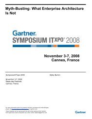 Myth-Busting: What Enterprise Architecture Is Not November 3-7 ...