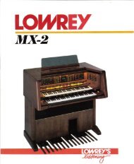 MX-2 - Lowrey Organ Forum