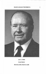 1983 Grand Lodge of Minnesota Annual Communication Proceedings