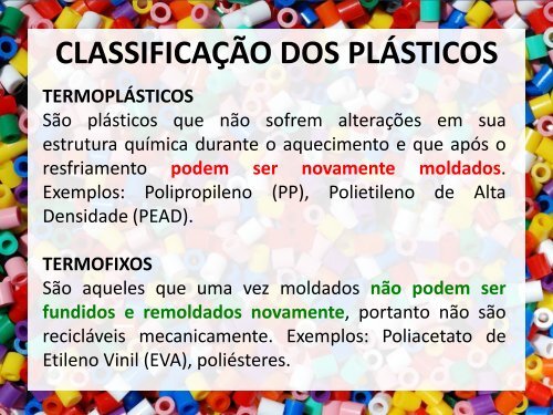 Plásticos x Meio Ambiente