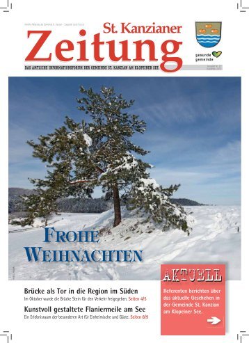 Gemeindezeitung Ausgabe Dezember 2012 - Gemeinde St. Kanzian