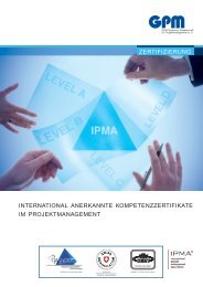 IPMA Zertifizierung