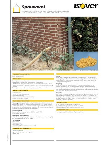 Productblad Isover spouwwol - ISO Protect