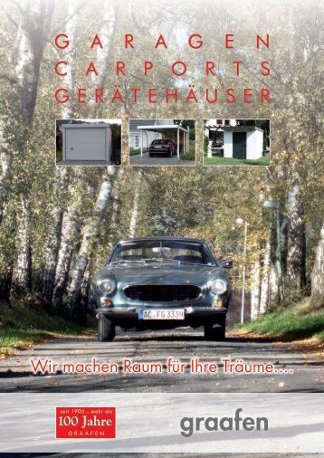 Garagen, Carports, Motobox, Zubehör PDF-Format