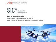 Dave Brupbacher - SIX Interbank Clearing