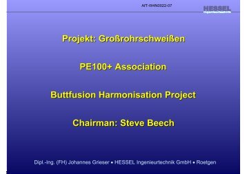 Technologischer Biegeversuch - HESSEL Ingenieurtechnik GmbH ...