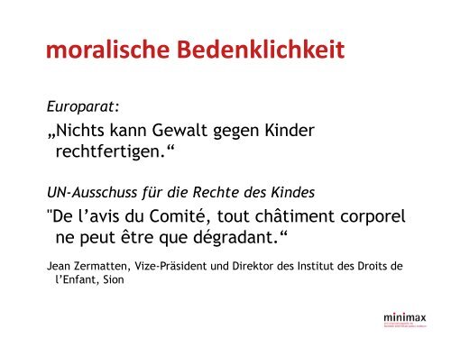 Referat Franz Ziegler, Co-Leiter Fachstelle Kinderschutz Kanton