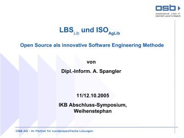 LBS lib und ISO AgLib - IKB-Dürnast