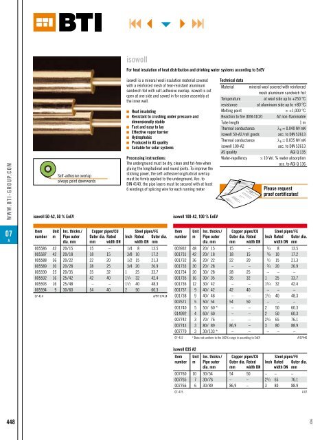 Sanitation, heating, air-conditioning (PDF / 6,4 MB - BTI