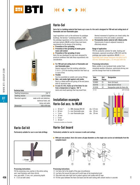 Sanitation, heating, air-conditioning (PDF / 6,4 MB - BTI