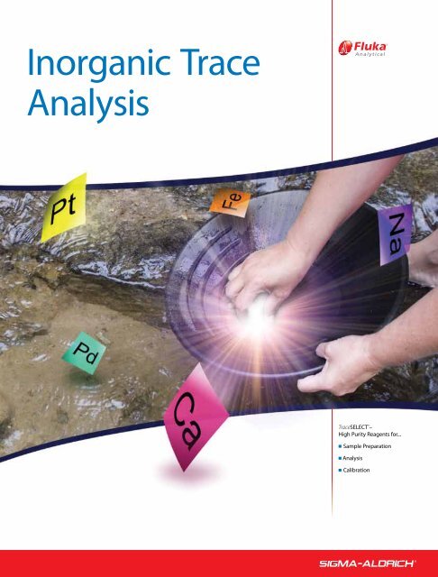Inorganic Trace Analysis brochure (1MB PDF) - Sigma-Aldrich