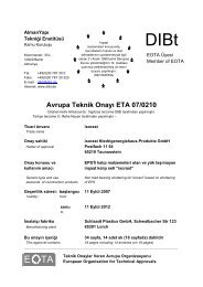 Avrupa Teknik Onayı ETA 07/0210