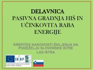 Delavnica: Pasivna gradnja hiš in učinkovita raba ... - Eko Humanitatis