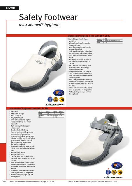 Safety Footwear Catalogue (PDF) - UVEX SAFETY