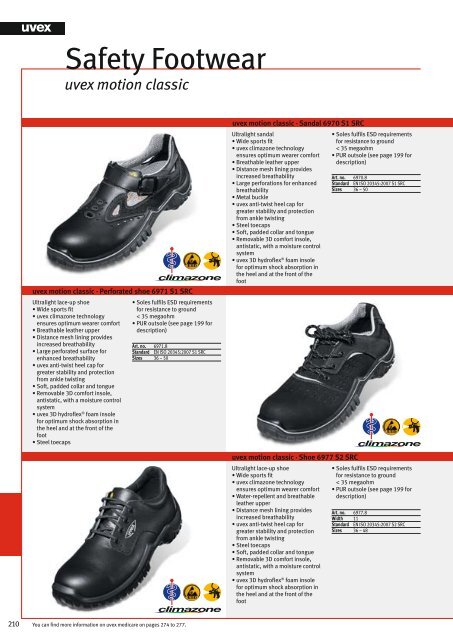 Safety Footwear Catalogue (PDF) - UVEX SAFETY