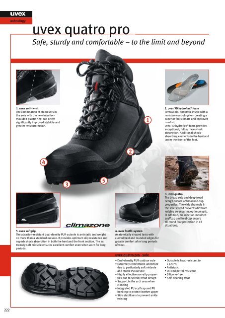 Safety Footwear Catalogue (PDF) - UVEX SAFETY