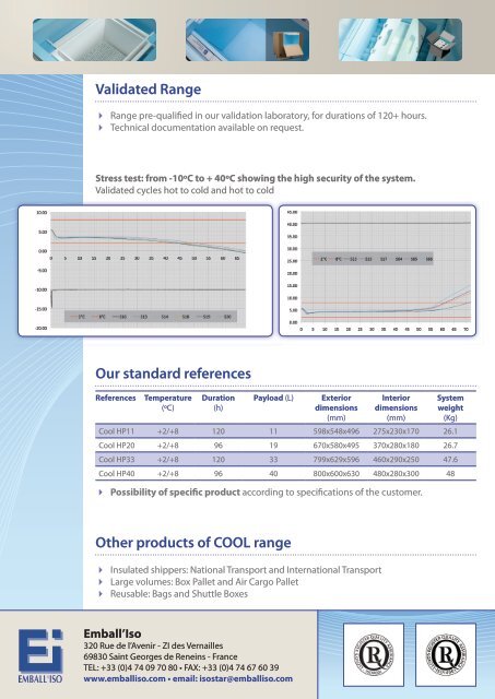 INSULATED SHIPPER Range - ISO POR GmbH