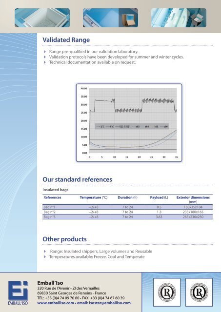 INSULATED SHIPPER Range - ISO POR GmbH