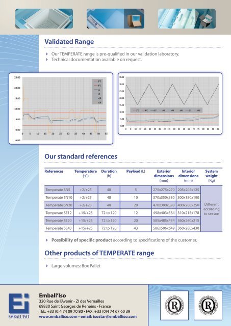 INSULATED SHIPPER Range - ISO POR GmbH