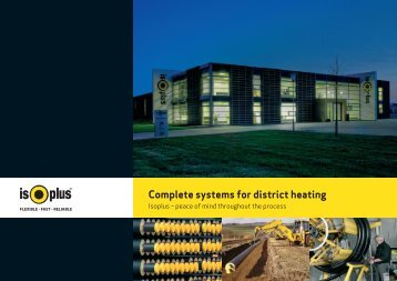 Complete systems for district heating - isoplus