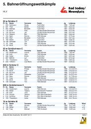 5. Bahneröffnungswettkämpfe - LG Bad Soden/Neuenhain ...