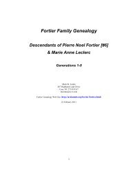 Fortier Descendants - Arslanmb.org