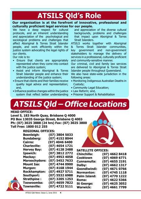 ATSILS Qld News - The Aboriginal & Torres Strait Islander Legal ...