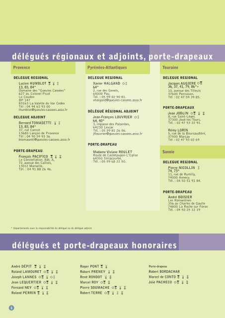 en format PDF - Gueules Cassées