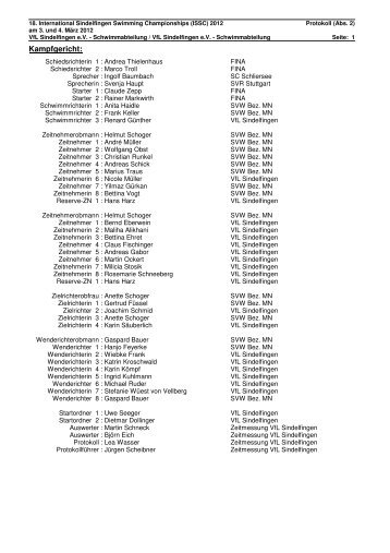 ISSC 2.ABS - VfL Sindelfingen