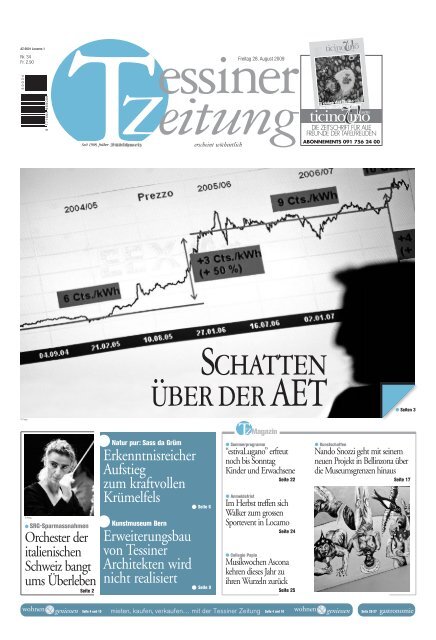 Tessiner Zeitung - E-Paper Anmeldung