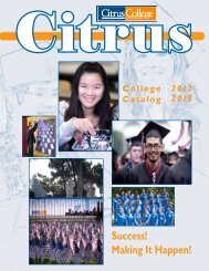 Success! Making It Happen! - Citrus College