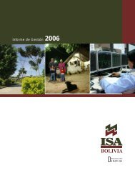 Informe de Gestión 2006 - ISA Bolivia