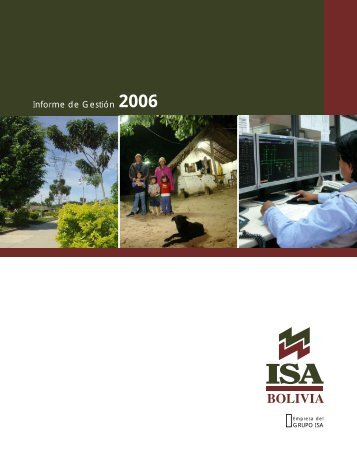 Informe de Gestión 2006 - ISA Bolivia