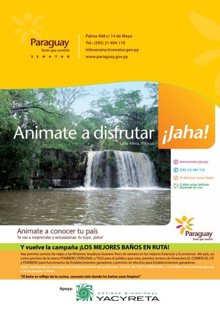 Sitios imperdibles del Paraguay para este verano - Turismo en ...