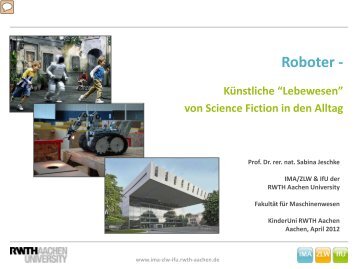 Roboter - Künstliche "Lebewesen" - TeachING-LearnING.EU