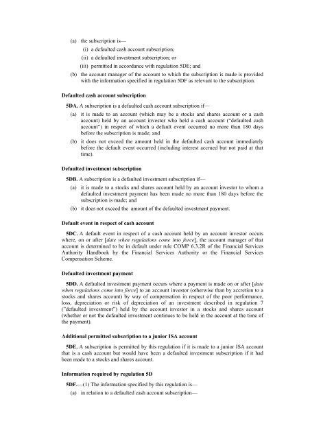 ISA Bulletin 44 (PDF 93K) - HM Revenue & Customs