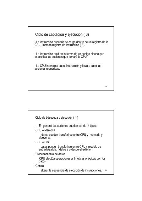 Subsistemas de un Computador