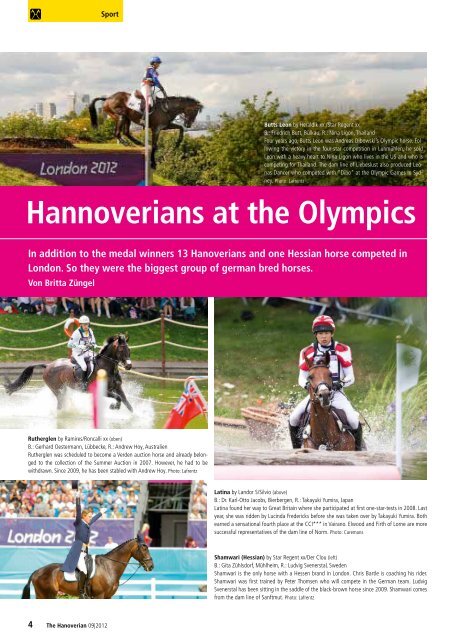The Hanoverian 09|2012 - the American Hanoverian Society!